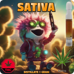 THC SATIVA Vape Cartridge (1 gram)
