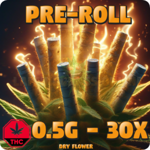 30x Pre-Roll (ALL FLOWER) (0.5g)